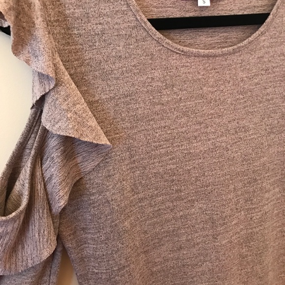 Mayah Kay Ruffle Cutout Long Sleeve - Picture 3 of 4